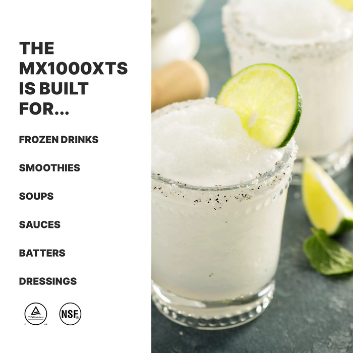 Waring MX1000XTS Heavy-Duty 3.5 HP Blender with Durable 64 oz. Stainless Steel Jar