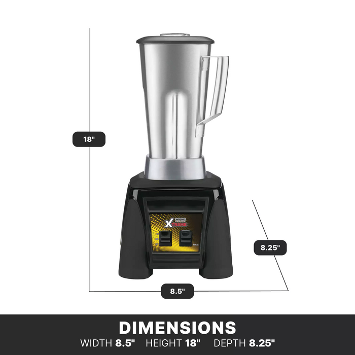 Waring MX1000XTS High-Power Commercial Blender – 3.5 HP Motor & Stainless Steel Container