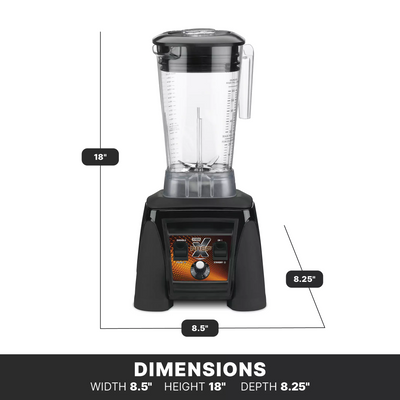 Waring MX1200XTX Commercial Blender – Hi-Power, 64 oz. Copolyester Jar, Variable Speed Control