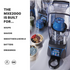 Waring MXE2000 Commercial Blender – 3.5 HP Ellipse™ Blending System, 120V for Professional Use