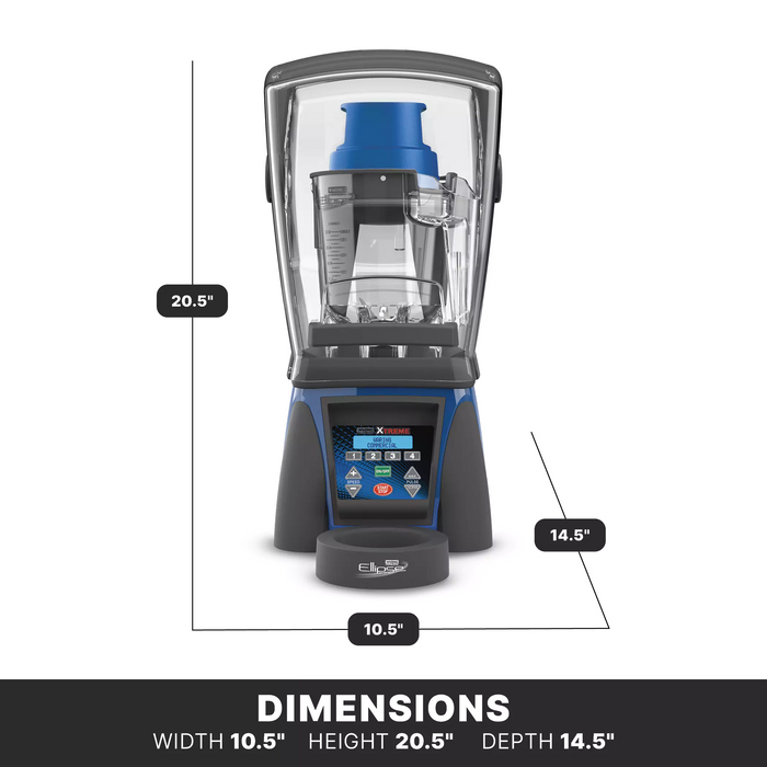 High-Powered Waring MXE2000 Blender – 3.5 HP, Heavy-Duty Ellipse™ System, 120 Volts