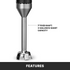 Waring WSB35 Commercial Immersion Blender – Compact 7" Shaft for Light-Duty Blending
