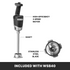 Waring WSB40 Immersion Blender – Medium-Duty 1/2 HP Motor for Professional Kitchens