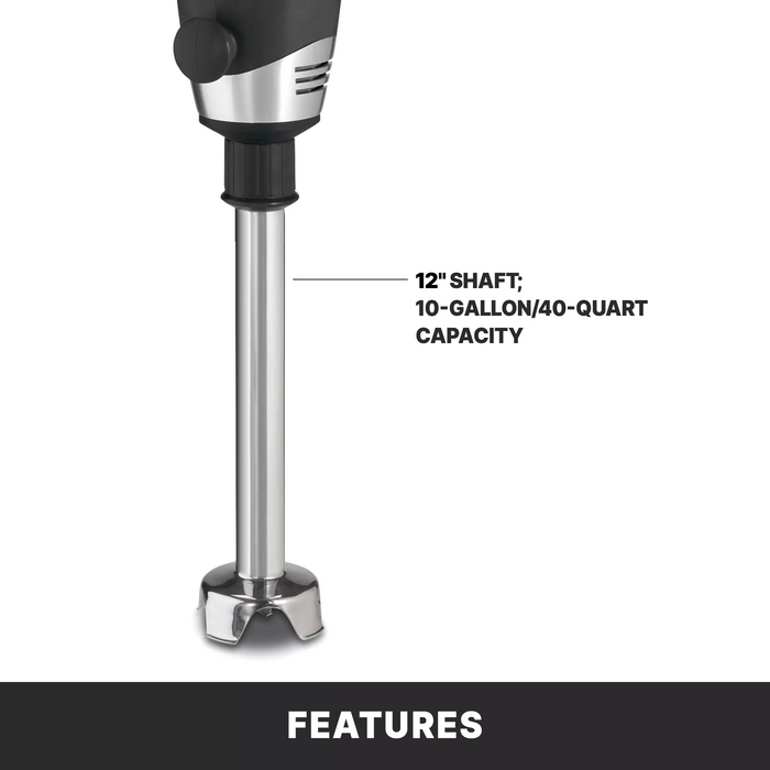 Waring WSB50 Commercial-Grade Immersion Blender – Powerful 1 HP Motor & Durable Design
