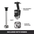 Waring WSB55 Big Stik Hand Blender – Durable 14" Shaft & Reliable Performance for Commercial Kitchens
