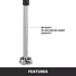 Waring WSB65 Professional Immersion Blender – Powerful 1 HP Motor for Restaurants & Catering
