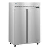 Hoshizaki R2A-FSN Refrigerator, Two Section Upright, Stainless Doors with Lock
