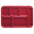 Cambro BCT1014 School Compartment Tray 10" x 14" – 6 Compartments ( Case of 24 )