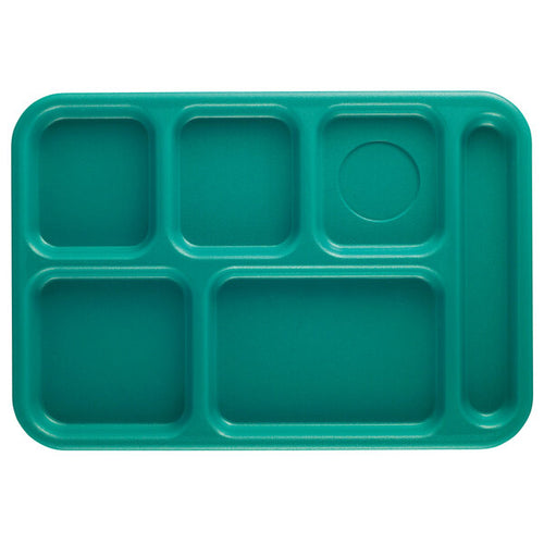 Cambro BCT1014 School Compartment Tray 10" x 14" – 6 Compartments ( Case of 24 )