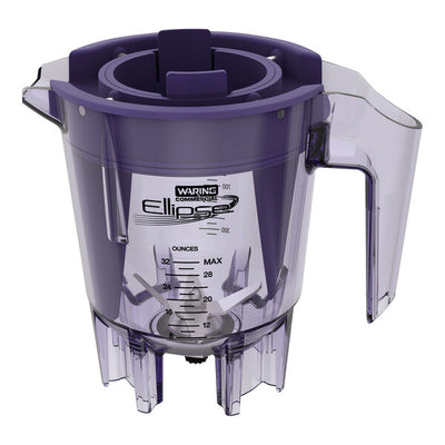 Waring Ellipse Copolyester Container with Dasher Assembly
