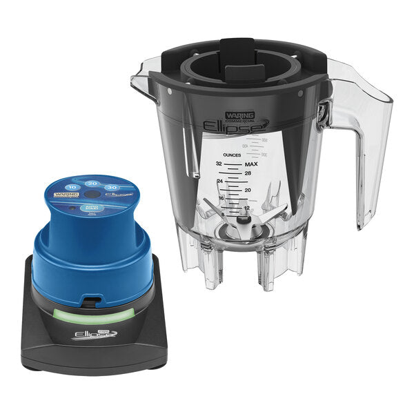 Waring Ellipse MXEFJAC Copolyester Container with Drive Assembly and Single Charger for MXE2000