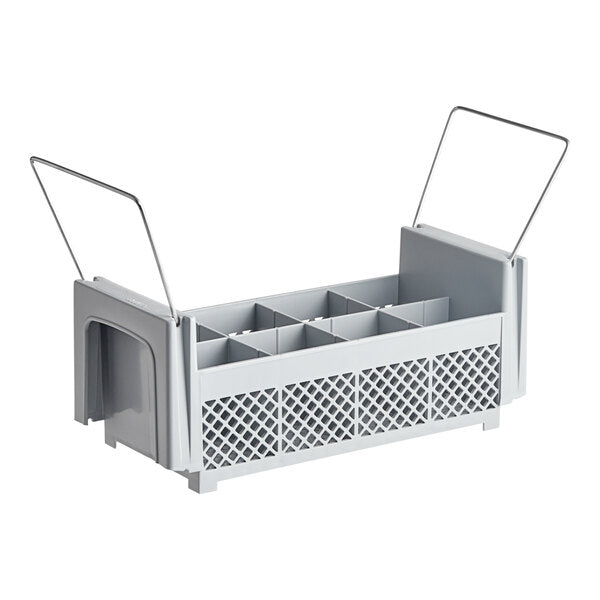 Cambro Camrack® 8-Compartment Half Size Flatware Basket with Handles