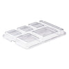 Cambro Camwear Clear Lid for 10 x 14 Six Compartment School Tray ( Case of 24 )