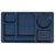 Cambro 8.75 x 15 Co Polymer Compartment School Cafeteria Tray ( Case of 24 )