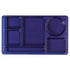 Cambro Camwear 8.75 x 15 2 x 2 Compartment School Cafeteria Tray ( Case of 24 )