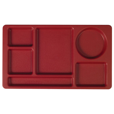Cambro 8.75 x 15 Co Polymer Compartment School Cafeteria Tray ( Case of 24 )