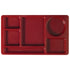 Cambro Camwear 8.75 x 15 2 x 2 Compartment School Cafeteria Tray ( Case of 24 )