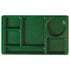 Cambro Camwear 8.75 x 15 2 x 2 Compartment School Cafeteria Tray ( Case of 24 )