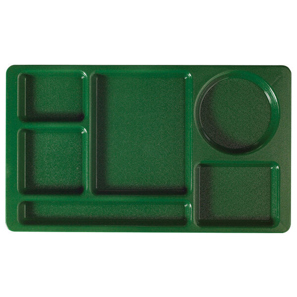 Cambro Camwear 8.75 x 15 2 x 2 Compartment School Cafeteria Tray ( Case of 24 )
