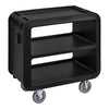 Cambro Service Cart Pro Medium Open with 4 Swivel Casters