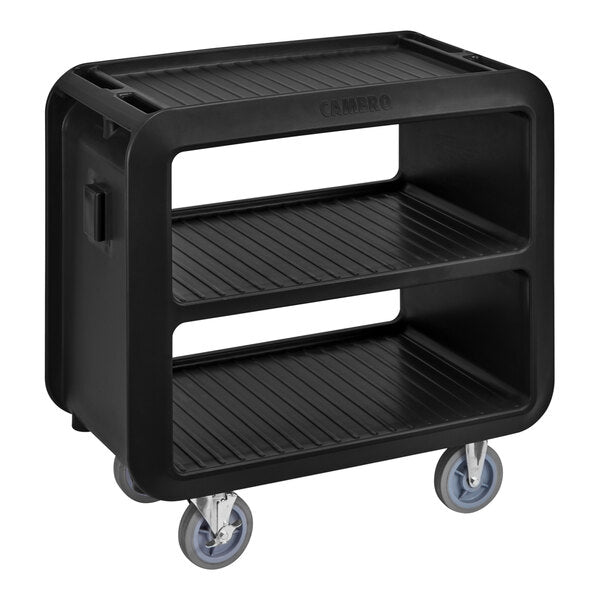 Cambro Service Cart Pro Medium Open with 4 Swivel Casters