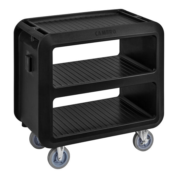 Cambro Service Cart Pro Medium Open with 2 Fixed & 2 Swivel Casters