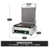 Waring WFG275TX Flat Panini Grill with Programmable Timer, 14" x 14"