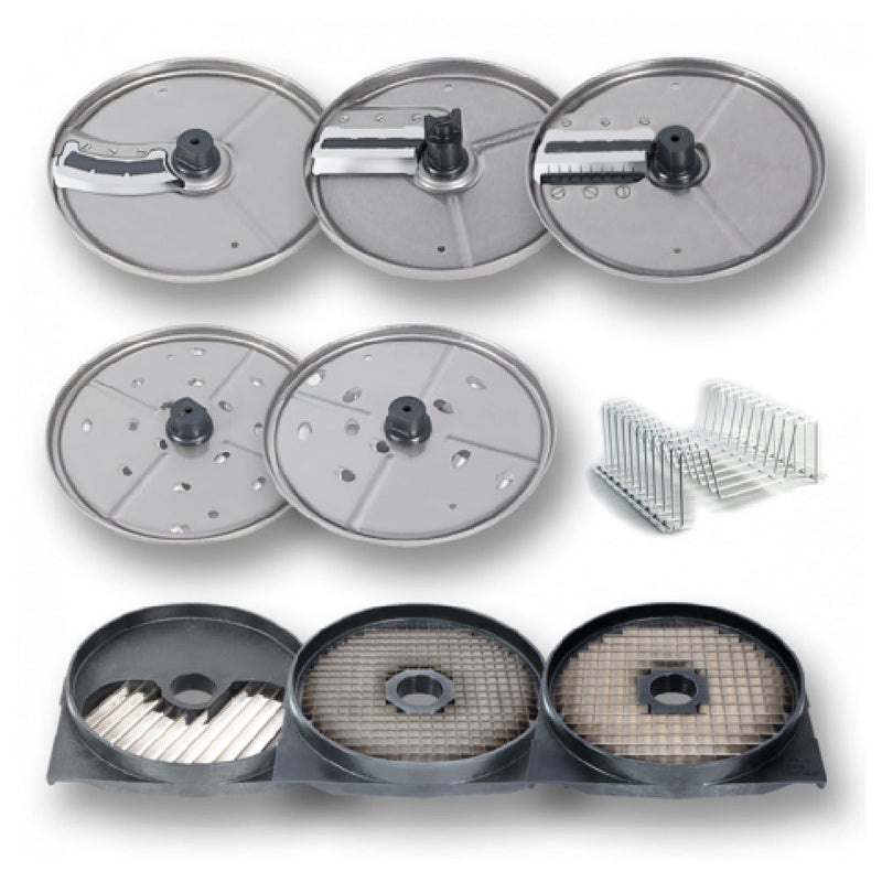 Sammic  “Restaurant” 8 Disc Package – Compact Line Commercial Vegetable Processor Disc Set