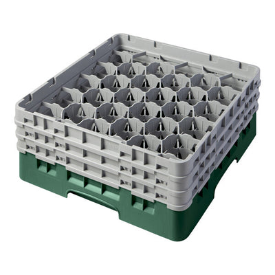 Cambro Camrack 30 Compartment Glass Rack with 6 7/8 Inch Compartments ( Case of 3 )
