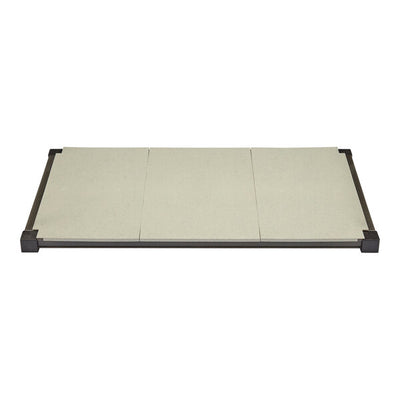 Cambro Camshelving® Elevation Series Brushed Graphite Wall Shelf Kit