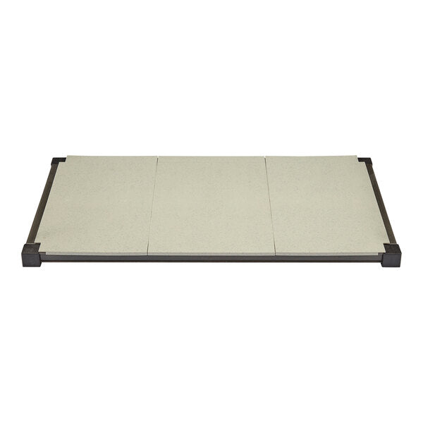 Cambro Camshelving Brushed Graphite Elevation Series Add-On Shelf Kit for Commercial Wall Shelving Systems
