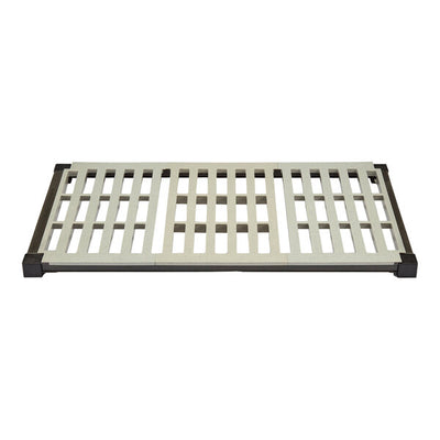 Cambro Camshelving Brushed Graphite Elevation Series Add-On Shelf Kit for Commercial Wall Shelving Systems