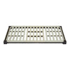 Cambro Camshelving® Elevation Series Brushed Graphite Vented Add-On Shelf Kit