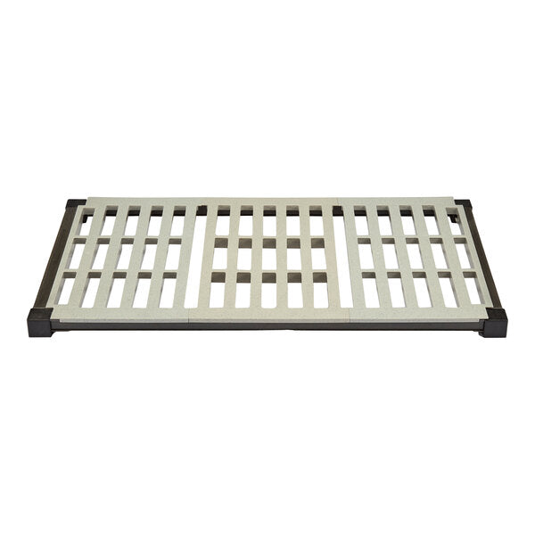 Cambro Camshelving® Elevation Series Brushed Graphite Vented Add-On Shelf Kit