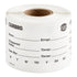 Cambro StoreSafe® 3" x 2" Printed Dissolvable Food Rotation Labels