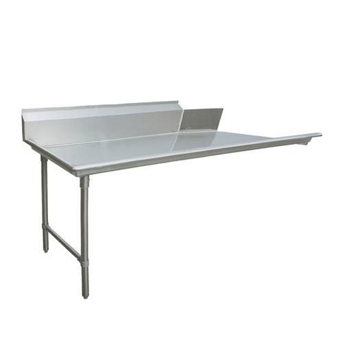 Omcan Clean Dish Table 18 Gauge Stainless Steel
