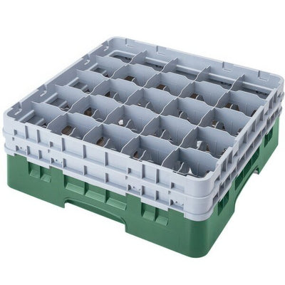 Cambro Camrack 25 Compartment Glass Rack with 11 3/4 Inch Compartments ( Case of 2 )