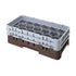 Cambro Camrack 17 Compartment Half Size Glass Rack with 11 3/4 Inch Compartments ( Case of 2 )