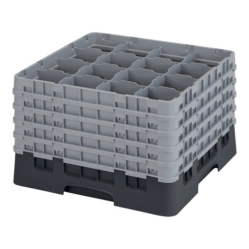 Cambro Camrack 16 Compartment Glass Rack with 11 Extenders ( Case of 2 )