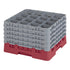Cambro Camrack 16 Compartment Glass Rack with 11 Extenders ( Case of 2 )