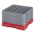Cambro Camrack 16 Compartment Glass Rack with 11 Extenders ( Case of 2 )