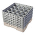 Cambro Camrack 16 Compartment Glass Rack with 11 3/4 Inch Compartments ( Case of 2 )