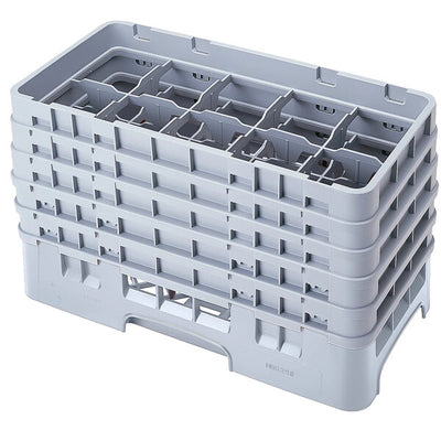 Cambro Camrack 10 Compartment Half Size Glass Rack with 10 5/8 Inch Compartments ( Case of 2 )