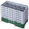 Cambro Camrack 10 Compartment Half Size Glass Rack with 11 3/4 Inch Compartments ( Case of 2 )