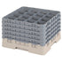 Cambro Camrack 16 Compartment Glass Rack with 11 Extenders ( Case of 2 )