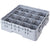 Cambro Camrack 16 Compartment Glass Rack with 4 1/4 Inch Compartments Gray ( Case of 5 )