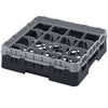 Cambro Camrack 16 Compartment Glass Rack with 3 5/8 Inch Compartments ( Case of 5 )