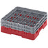 Cambro Camrack 16 Compartment Glass Rack with 5 1/4 Inch Compartments ( Case of 4 )