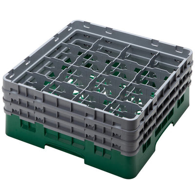 Cambro Camrack 16 Compartment Glass Rack with 6 7/8 Inch Compartments ( Case of 3 )