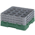 Cambro Camrack 16 Compartment Glass Rack with 7 3/4 Inch Compartments ( Case of 3 )